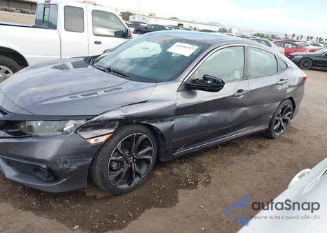 2020 Honda Civic Sport z USA, uszkodzony, nr VIN 19XFC2E83LE000856